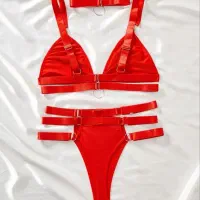 ست شورت و سوتین هارنسی همراه با گردنبند چوکر|لباس|اهواز, نادری|دیوار