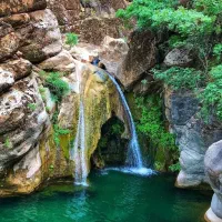 تور آبشار کبوترلو منطقه بسطام خرم آباد