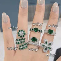 فروش ویژه انواع انگشتر های جواهری نقره