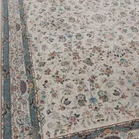 ۲تخته فرش۹متری۱۲۰۰ شانه افشان کرم۳۶۰۰