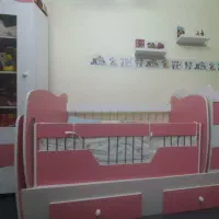 تخت  خواب نوجوان و کودکانه|تخت و سرویس خواب|کرج, شهرک جهان‌نما|دیوار