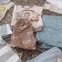 تعدادی لباس نوزادی کاملا نو و استفاده نشده پسرانه|کفش و لباس بچه|نجف‌آباد, امام خمینی|دیوار
