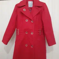 پالتو پشمی زمستانی برند ترکیه به رنگ قرمز