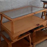 میزعسلی چوب روسی