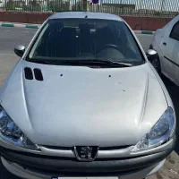 206نقره ای تیپ دو مدل ۸۳ تمیز‌