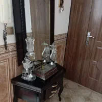 ساعت ایستاده گنجه اینه شمعدون|بوفه، ویترین، کنسول|تربت‌حیدریه, ده پائین|دیوار