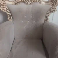 مبل هفت نفره  رنگ طلایی