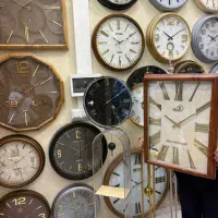 ساعت دیواری مستطیلی تمام چوب طبیعی روس زمینه پتینه|ساعت دیواری و تزئینی|مشهد, کوشش|دیوار