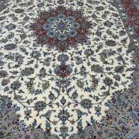 فرش دستباف جفت ۹ متری تقدیسی اعلای کاشان|فرش|مشکین‌دشت, |دیوار