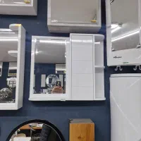 آینه باکسpvc۶۰×۶۰تاقچه دار بامبو(کارگاه تولیدی)|لوازم سرویس بهداشتی|پردیس, فاز ۱|دیوار