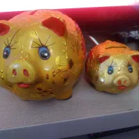 دو عدد قلک زیبا طرح خوک