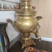 سماور زغالی برنجی|صنایع دستی و سایر لوازم تزئینی|تهران, ارامنه|دیوار