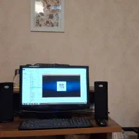 کامپیوتر رومیزی به همراه مانیتور، کیبورد، اسپیکر|رایانه رومیزی|رشت, بلوار گیلان|دیوار