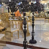 میز مدل پره ای طلایی /تالار رستوران هتل