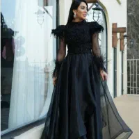 پیراهن مجلسی شیک پوشیده