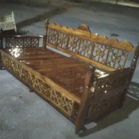 تخت سنتی تاجدار تولیدی|مبلمان خانگی و میز عسلی|اهواز, اسلام آباد غربی|دیوار