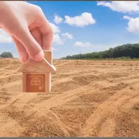 زمین باغی با دیوار دور