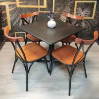 میزو صندلی ۴نفره رستوران کافهsaLime25|میز و صندلی غذاخوری|شهرکرد, |دیوار