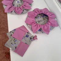 دوخت سرویس کامل آشپزخانه عروس|سفره، حوله، دستمال آشپزخانه|گلپایگان, |دیوار