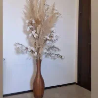 گلدان چوبی در حد نو