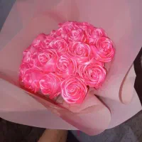 گل رز روبانی زیبا