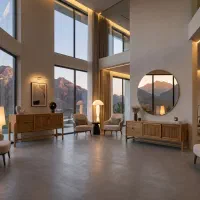 میز تی وی و کنسول تمام چوب راش و روکش بلوط