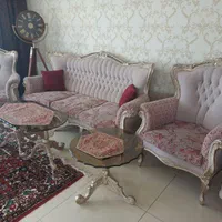مبلمان ۸ نفره همراه با میز ناهارخوری ۶ نفره|مبلمان خانگی و میز عسلی|اصفهان, کوی گلزار|دیوار