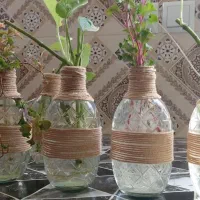 بطری.گل.گلدان|گل و گیاه طبیعی|خمینی‌شهر, |دیوار