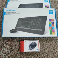 کیبورد باسیم با موس نو آکبند(موس اضافه اشانتیون)|قطعات و لوازم جانبی رایانه|تهران, مینیسیتی (شهرک نفت)|دیوار