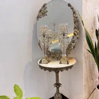 آینه و شمعدان برنز ۱ سال خریدیم