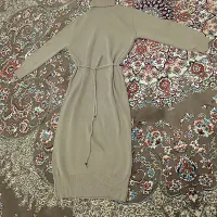 بافت یقه اسکی بلند نسکافه ای