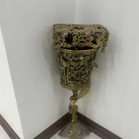 سطل زباله جا دستمال کاغذی برنجی