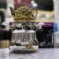 کتری قوری ترکیه ای کف چدن اصلی ورق ضخیم