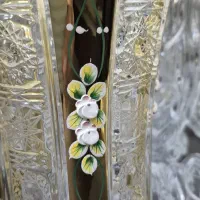 گلدان و میوه خوری  طلاکوب