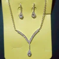 نیمست مجلسی جواهری آبکاری نقره