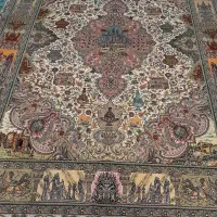 فروش فرش دستبافت آنتیک تک عتیقه کلکسیونی|فرش|شیراز, کاراندیش|دیوار