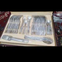 سرویس قاشق چنگال همراه کنسول|ظروف سرو و پذیرایی|اقبالیه, |دیوار