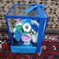 دسته گل دارای باکس|گل مصنوعی|همدان, |دیوار
