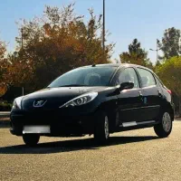 ۲۰۷ مشکی tu5 سقف فلز در حد صفر