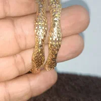 دو عدد النگو طلا سایز 2