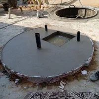 ساخت آب انبار دایره ای با قالب های یک تکه|خدمات پیشه و مهارت|برازجان, |دیوار