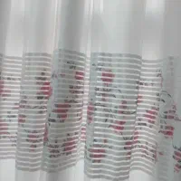 پرده حریرسفید زرشکی|پرده، رانر، رومیزی|تهران, باغ فیض|دیوار