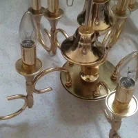 لوستر پنج  شاخه   هر شاخه دو تا لامپ میخوره|لوستر و چراغ آویز|تهران, اتابک|دیوار