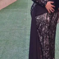لباس مجلسی دانتل فرانسوی فول سنگدوزی شده
