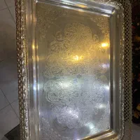 سینی سیلور پایه دار بزرگ|ظروف سرو و پذیرایی|اصفهان, جلفا|دیوار