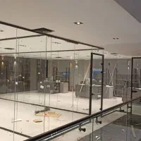 کابین حمام نرده پارتیشن سقف پنجره دوجداره شیشه ای