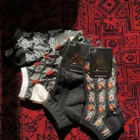 جوراب گل گلی