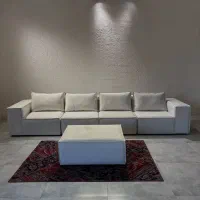 مبل ال آمریکایی راحتی|مبلمان خانگی و میز عسلی|چهاردانگه (تهران), |دیوار