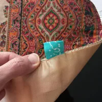رومیزی ترمه حسینی با آسترکشی ساتن|پرده، رانر، رومیزی|تهران, میرداماد|دیوار
