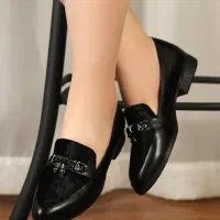 کفش مشکی و سفید زنانه